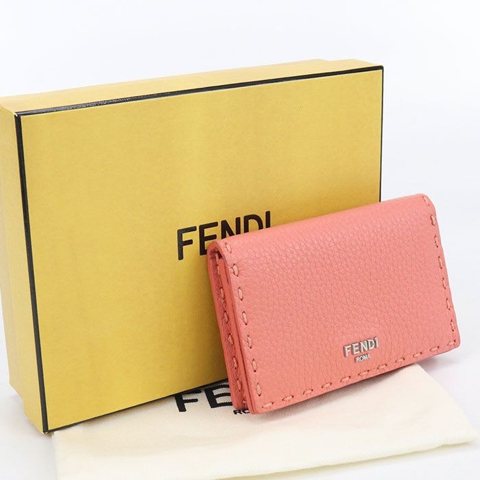 Fendi Selleria Card Case 8 M0501 Business Holder Calf — view 2
