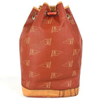 Louis Vuitton Shoulder Bag Saint-tropez Leather Canvas Abogany Orange — view 2
