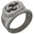 Gucci Interlocking Ring Silver