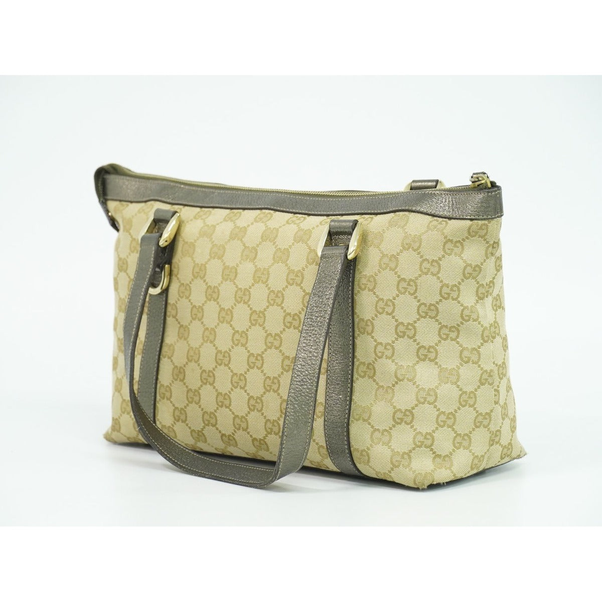 Gucci Abbey GG Canvas Tote Beige — view 2