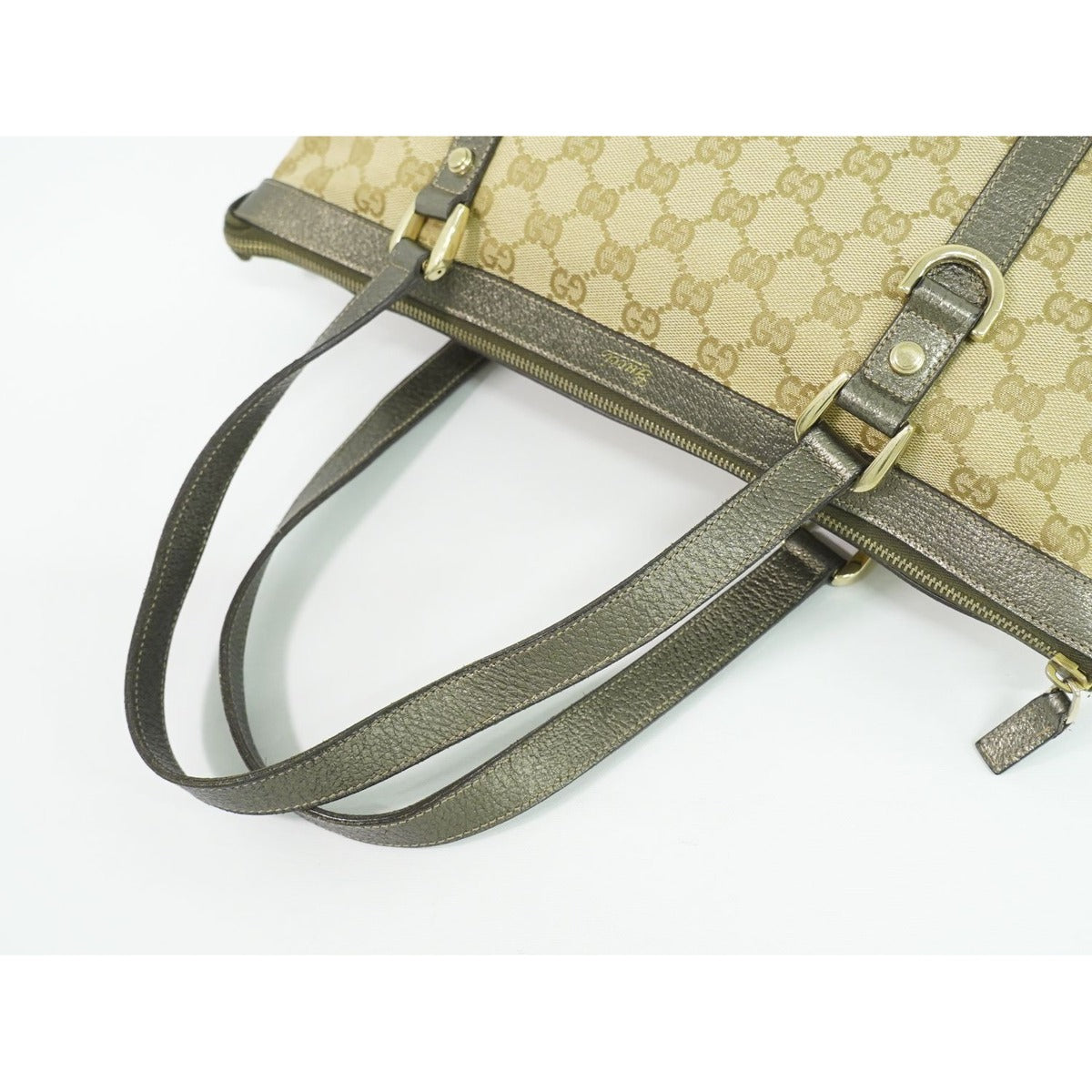 Gucci Abbey GG Canvas Tote Beige — view 4