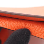 Hermes Tote Cover Serie 46 Orange Poppy Leather — view 5