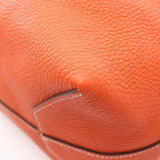 Hermes Tote Cover Serie 46 Orange Poppy Leather — view 7