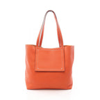 Hermes Tote Cover Serie 46 Orange Poppy Leather