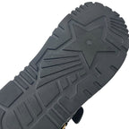 Christian Dioract Sandals Shoes Calfskin Black Gold Logo Cannage Quilted Sports — view 8