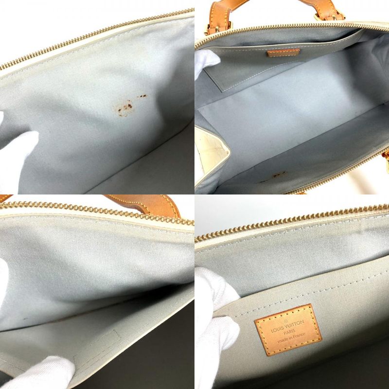 Louis Vuitton Handbag Rosewood Avenue Monogram Vernis Canvas Pe Lou White — view 9