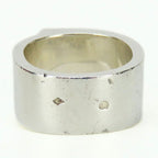 Hermes Ring Candy 51 Silver 925 11.1 g Light Blue H Logo — view 6