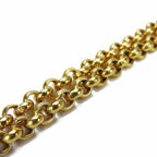 Chanel Coco Mark Mirror Necklace Chain Accessories GP Plated Small — view 5