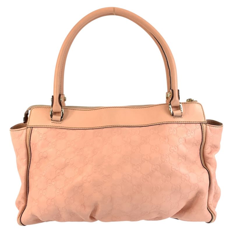 Gucci Abby Guccissima Pink Gold Hardware Leather Tote Bag — view 2