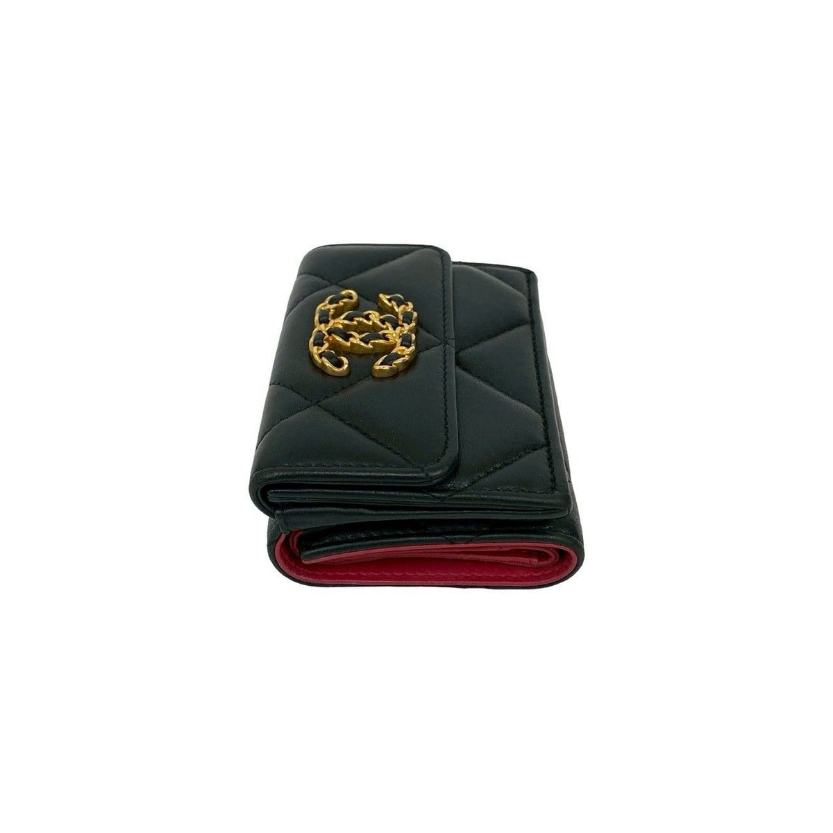 Chanel CC Logo Lambskin Leather — view 5