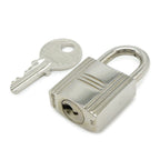 Hermes Cadena Padlock Key with Metal Silver