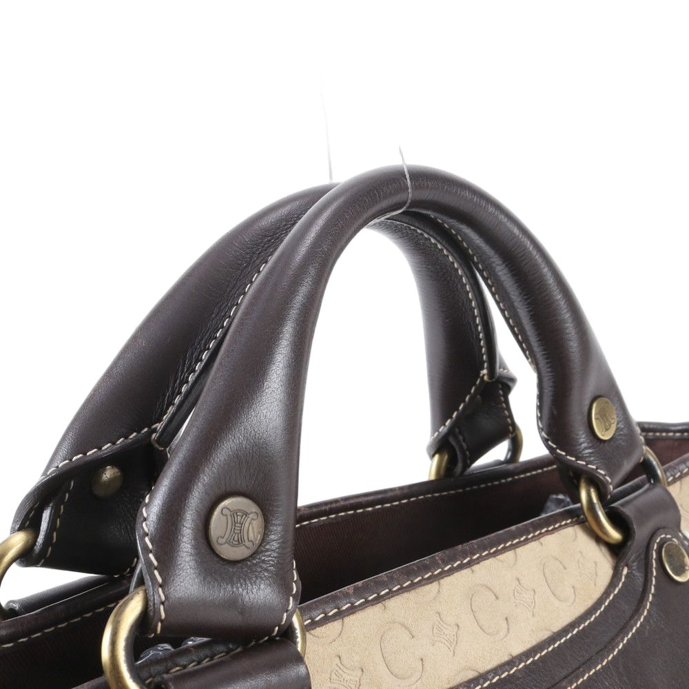 Celine C Macadam Boogie Leather Tote Triomphe Hand — view 2