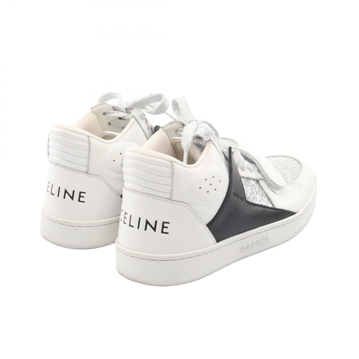 Celine Sneakers Leather Silver — view 2