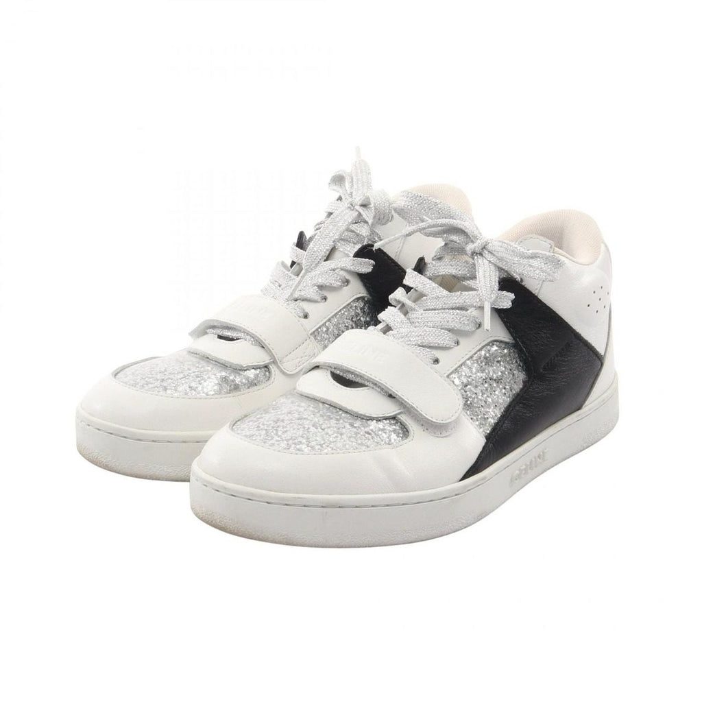 Celine Sneakers Leather Silver