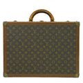 Louis Vuitton Bisten 50 Monogram Trunk Travel Bag Handbag Brown