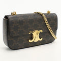 Celine Chain Triomphe Canvas Shoulder Bag
