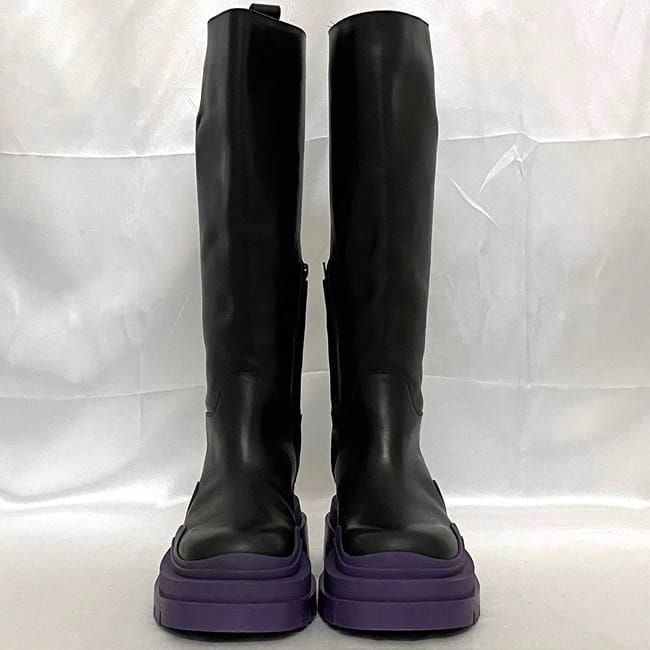 Bottega Veneta Long Boots Black Purple 37 — view 3