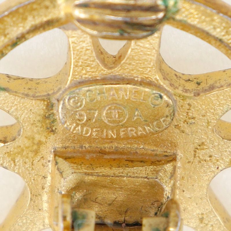 Chanel Gold Plated 8.7 g Earrings — view 8
