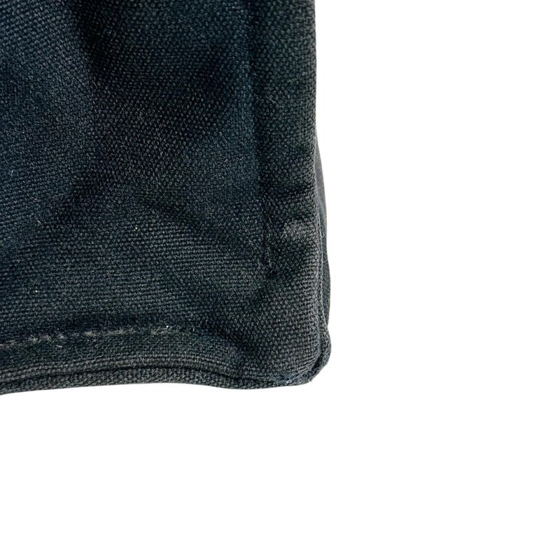 Hermes Canvas Handbag Fourre Tout PM Tote Bag Black — view 7