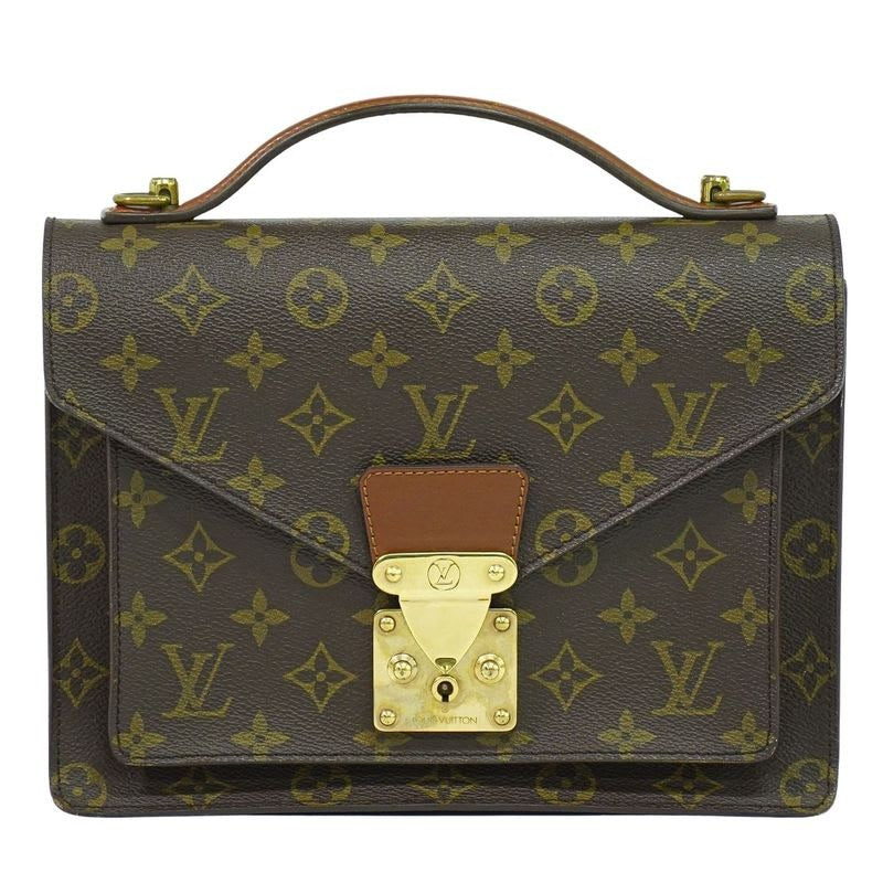 Louis Vuitton Monceau 26 Monogram Handbag Brown