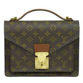Louis Vuitton Monceau 26 Monogram Handbag Brown
