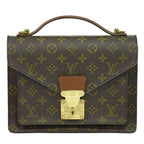 Louis Vuitton Monceau 26 Monogram Handbag Brown