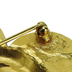 Chanel Coco Mark Brooch Accessories Flower Plated Gold Small Box — view 7