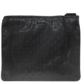 Gucci Shoulder Bag GG Imprime Black Silver Hardware