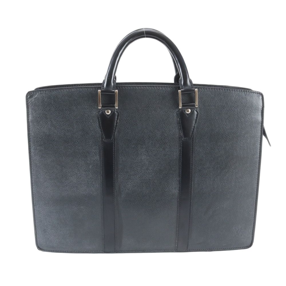 Louis Vuitton Taiga Porte Document Man Rose Leather Business Tote