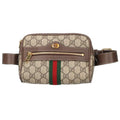 Gucci GG Canvas Leather Belt Bag