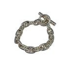 Hermes Bracelet Chaine D'ancre MM B 015 AG 925 15 Frames Silver 3472