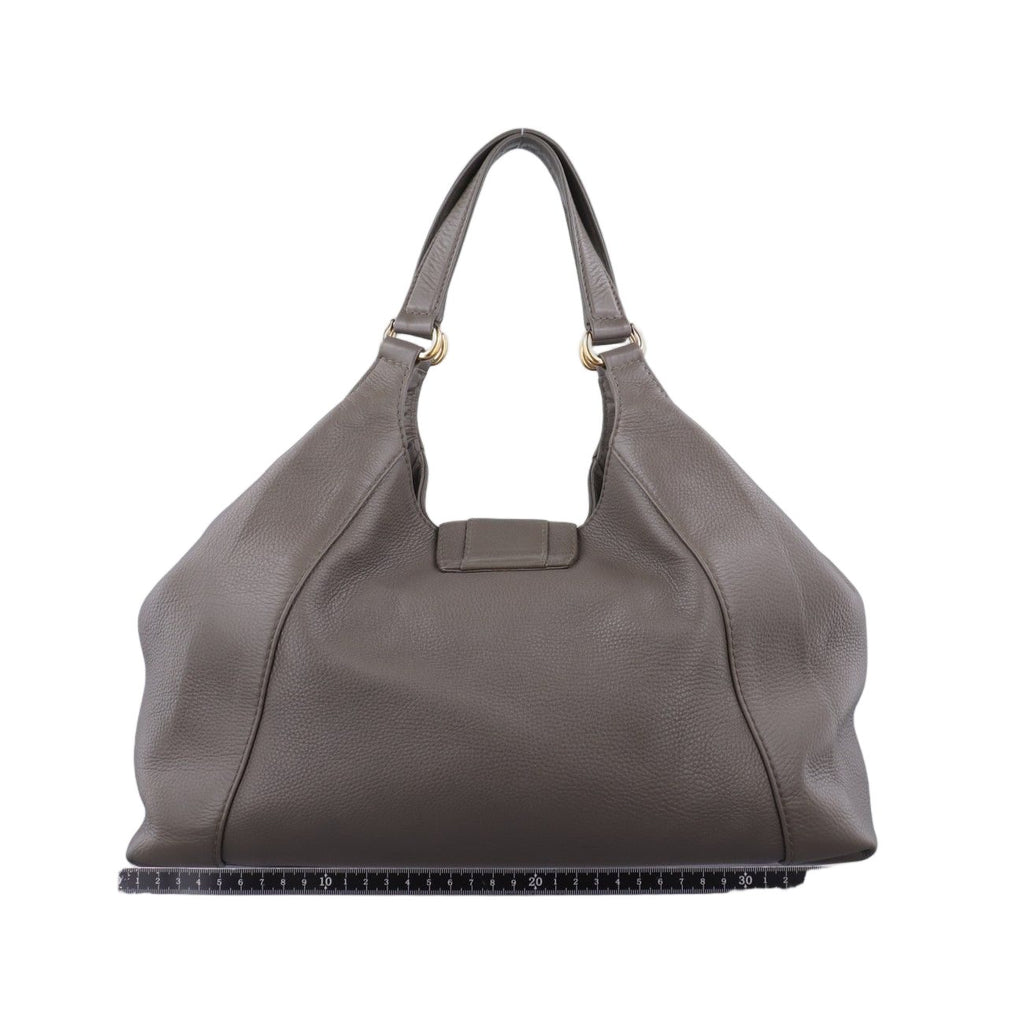 Gucci Greenwich Gray Leather Handbag — view 2