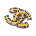 Chanel Brooch Yellow