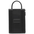 Hermes Handbag Cadenas Bag Tadelaqt Black Silver Hardware U Mark