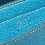 Hermes Tote Cover Serie 31 Blue Frida Leather — view 4