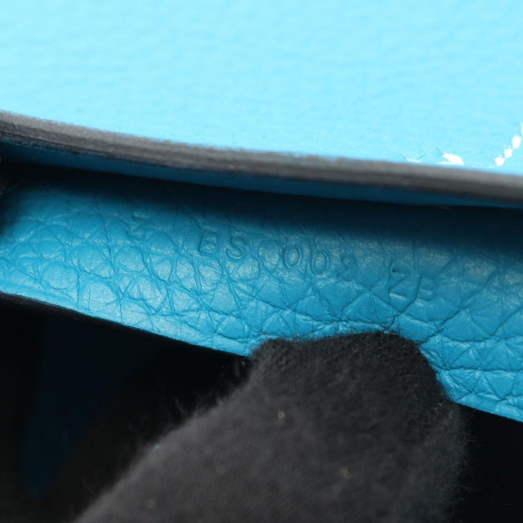 Hermes Tote Cover Serie 31 Blue Frida Leather — view 5