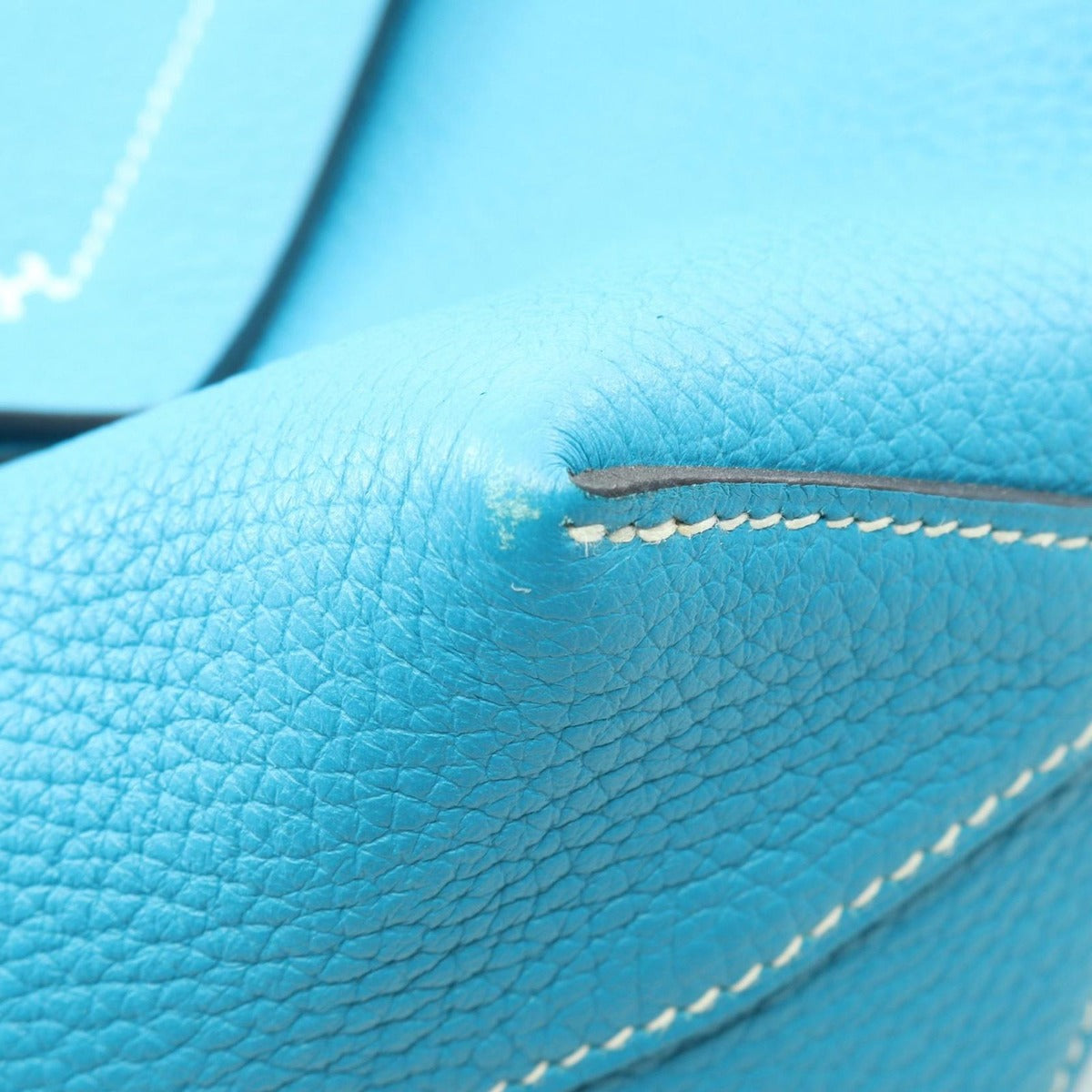 Hermes Tote Cover Serie 31 Blue Frida Leather — view 6