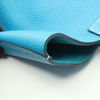 Hermes Tote Cover Serie 31 Blue Frida Leather — view 8