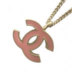Chanel Necklace Chain Coco Mark Accessories With Adjuster GP — view 2