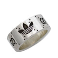 Gucci Adidas Ring Silver