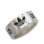 Gucci Adidas Ring Silver