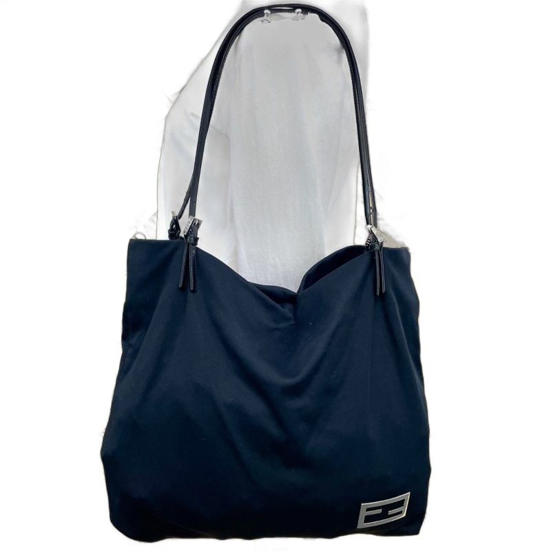 Fendi Tote Black Vertical Business Travel Formal