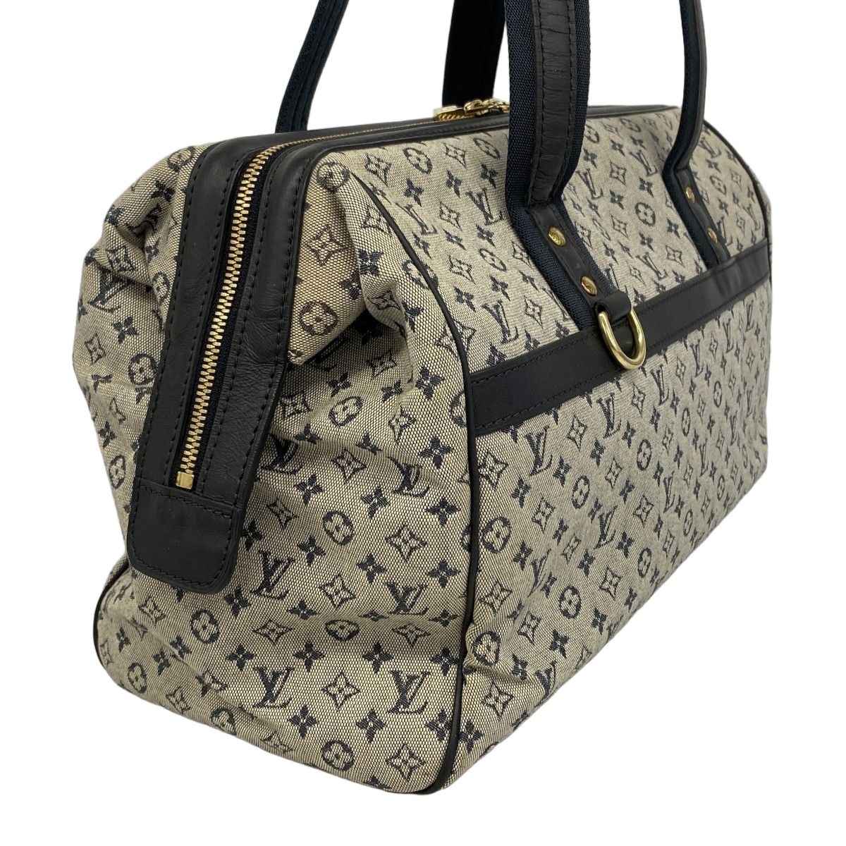 Louis Vuitton Handbag Monogram Mini Josephine GM Blue — view 2
