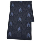 Louis Vuitton Scarf Wool Blue Navy X Gray