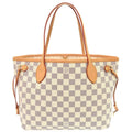 Louis Vuitton Neverfull PM Damier Azur Tote Bag 0150