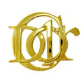 Christian Dior GP Logo Brooch Gold