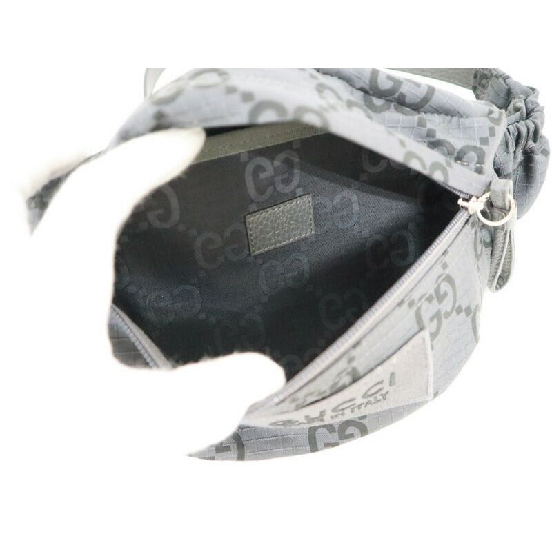 Gucci Large Belt Bag Dark Gray Black X — view 5