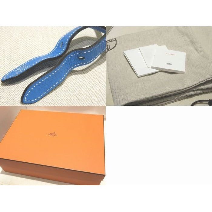 Hermes 2-way Shoulder Bag Arsan 31 Engraved A Blue Frida Taurillon Cles Mans — view 4