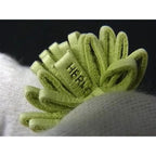 Hermes Carmenchita Leather Silver Tassel Key Holder Charm Light Green — view 3
