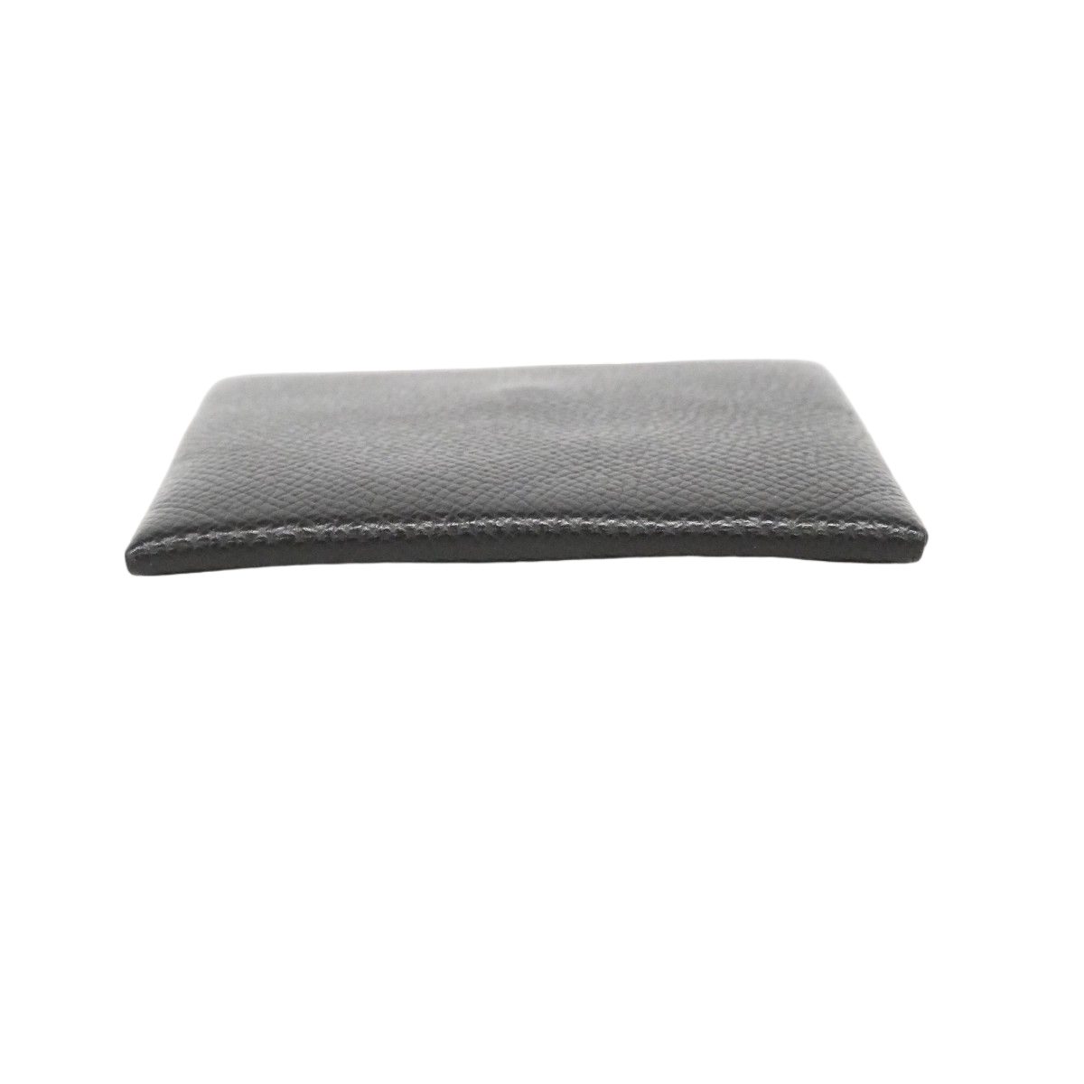 Hermes Coin Case Bastia Verso Veau Epsom Black Kanobi Silver — view 2
